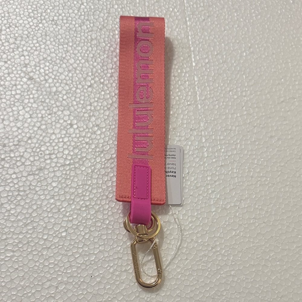 Lululemon Athletica Pink and Purple Key chain